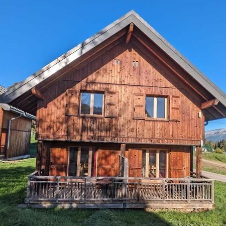 Chalet Moeki Acces Piscine Sauna Les Déserts Kültér fotó