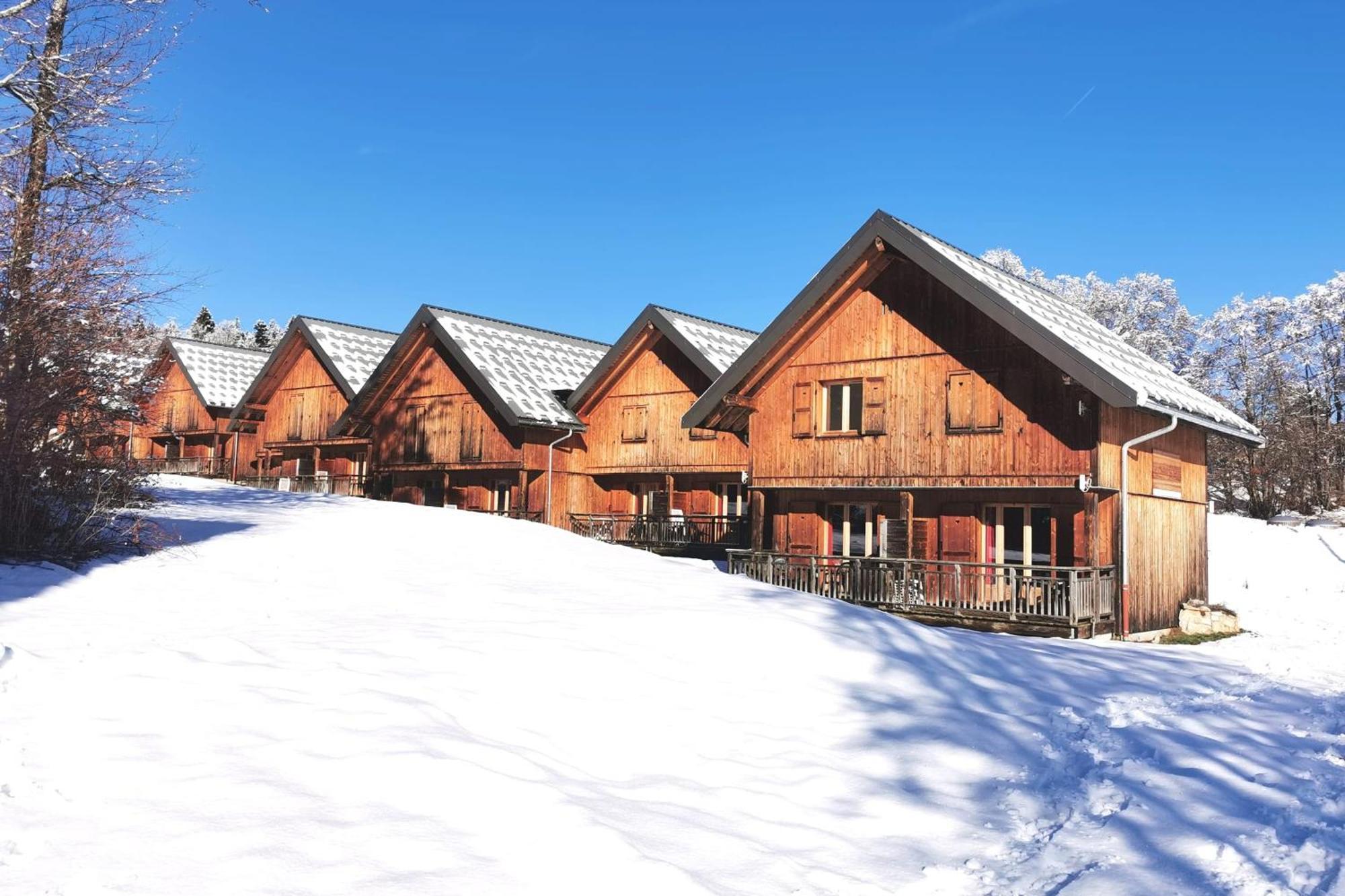 Chalet Moeki Acces Piscine Sauna Les Déserts Kültér fotó